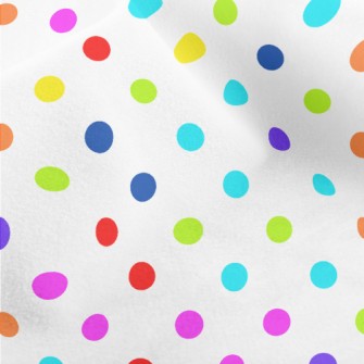 Brightly Colored Dots Micro Fleece