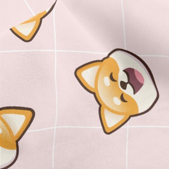 Cute Shiba Inu Micro Fleece