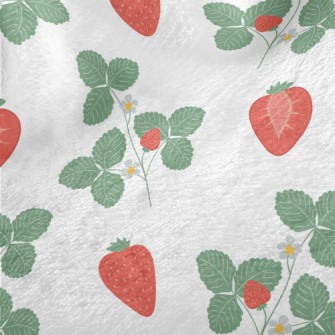 Plants Bearing Fresh Strawberr Minky