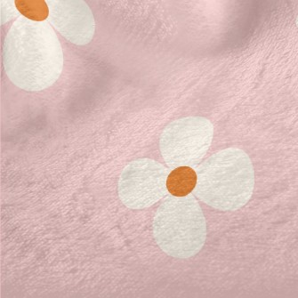 Simple And Neat Flowers Minky