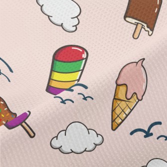Cold And Sweet Ice Cream Piqué