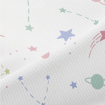 Cute Silhouette Of Cosmic Star Piqué