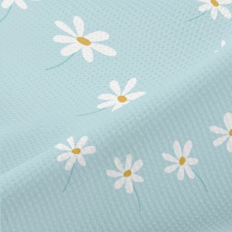 Cute Little White Flowers Piqué