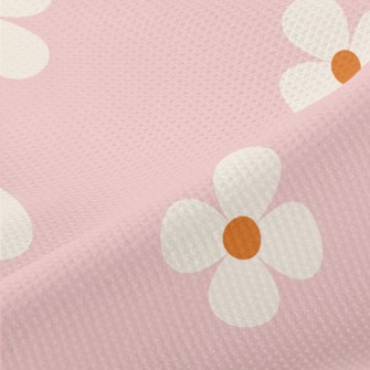 Simple And Neat Flowers Piqué