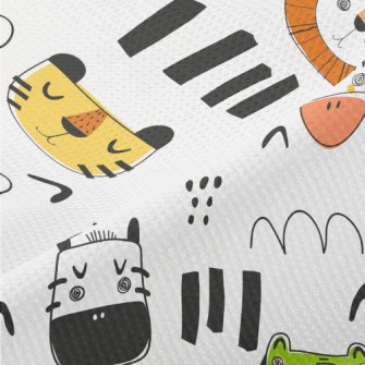 Simple Sleeping Animals Piqué