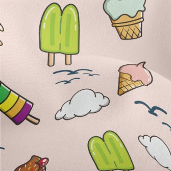 Cold And Sweet Ice Cream Lightweight Performance Linen