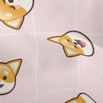 Cute Shiba Inu Lightweight Performance Linen