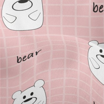 Pink And Cute White Bear And P Lightweight Performance Linen