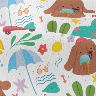 Dog Holding Ice Cream Modern Jersey