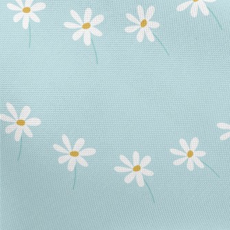 Cute Little White Flowers Pongee