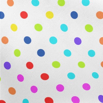 Brightly Colored Dots Pongee