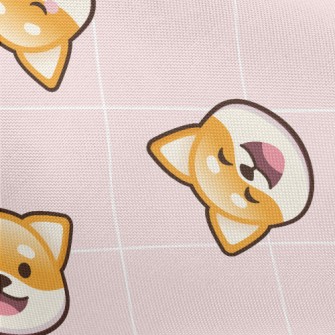 Cute Shiba Inu Pongee