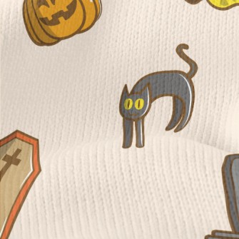 Cute Halloween Items Stretch Jersey