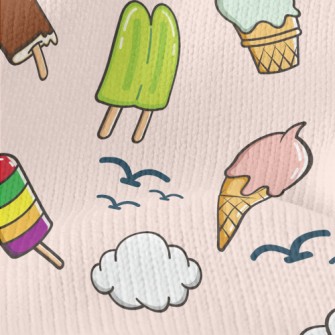 Cold And Sweet Ice Cream Stretch Jersey