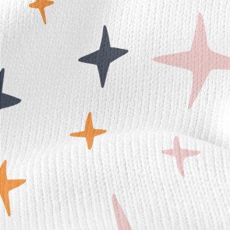 Stars Of Different Sizes Stretch Jersey