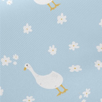 Cute Furry Goose Midweight Cotton Poplin
