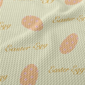 Daisy Easter Eggs Birdseye Piqué