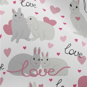 Happy Couple Rabbit Chiffon