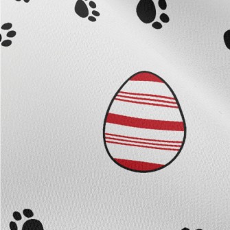Footprints And Easter Eggs Chiffon