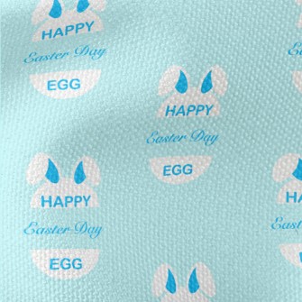Cartoon Happy Easter Waterproof Canvas
