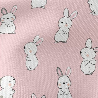 Cute Cartoon Baby Bunny Waterproof Canvas