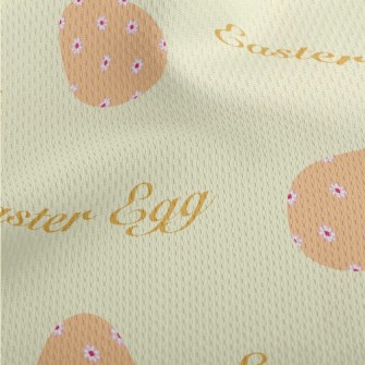 Daisy Easter Eggs Athletic Mesh Flat Back