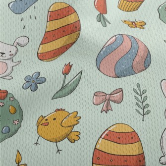 Easter Celebration Supplies Athletic Mesh Flat Back