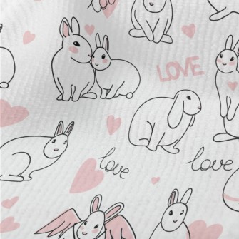 Valentine&#39;s Day Happy Bunn Terry