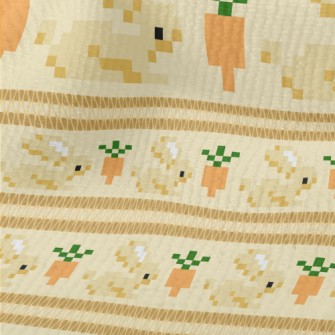 Pixel Rabbit And Carrot Terry
