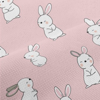 Cute Cartoon Baby Bunny Performance Linen