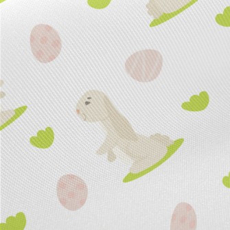 Elegant Bunny And Easter Eggs Twill