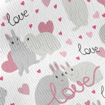 Happy Couple Rabbit Standard Corduroy