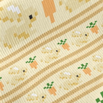 Pixel Rabbit And Carrot Standard Corduroy