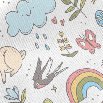 Spring Easter Doodles Standard Corduroy