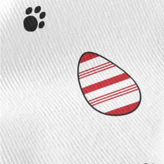 Footprints And Easter Eggs Standard Corduroy