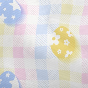 Cute Easter Eggs And Plaid Dobby