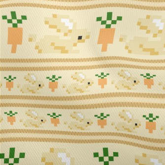 Pixel Rabbit And Carrot Dobby