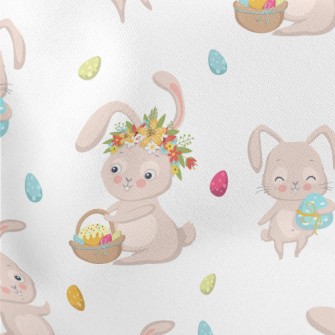 Happy Easter Bunny Stretch Ponte