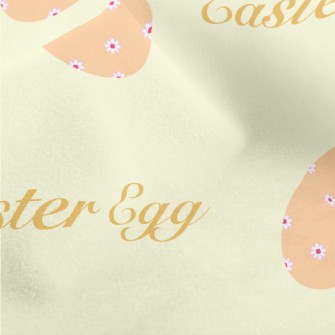 Daisy Easter Eggs Micro Fleece