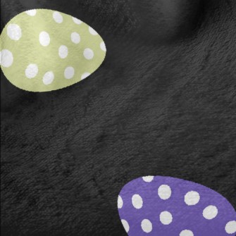 Colorful Polka Dot Eggs Minky