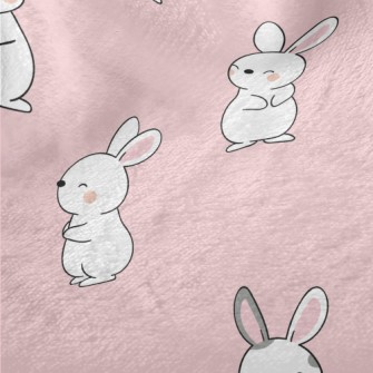 Cute Cartoon Baby Bunny Minky