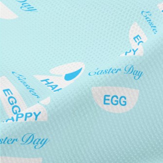 Cartoon Happy Easter Piqué