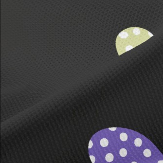 Colorful Polka Dot Eggs Piqué