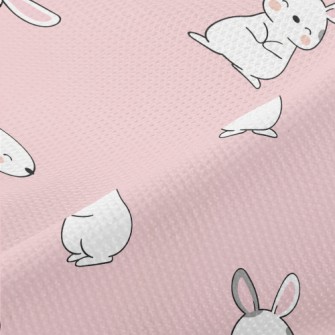 Cute Cartoon Baby Bunny Piqué