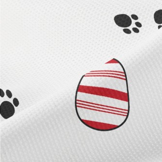 Footprints And Easter Eggs Piqué