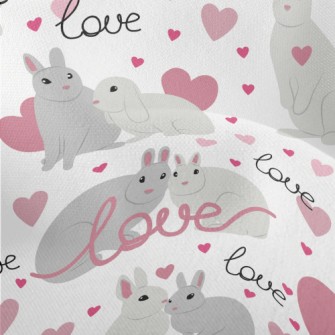 Happy Couple Rabbit Lightweight Performance Linen