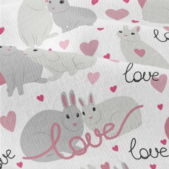 Happy Couple Rabbit Modern Jersey