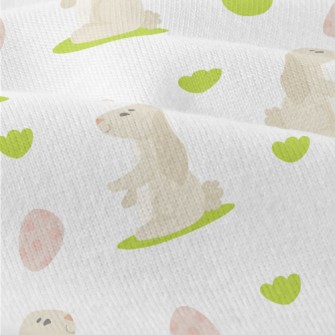 Elegant Bunny And Easter Eggs Modern Jersey