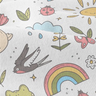 Spring Easter Doodles Modern Jersey