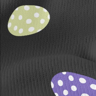 Colorful Polka Dot Eggs Stretch Jersey